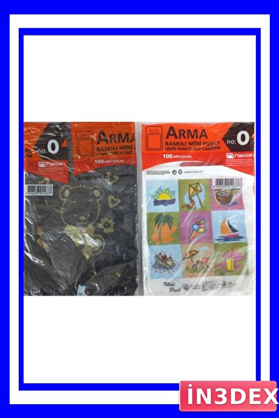 İN3DEX Small Size Bags 100 Pieces Pack