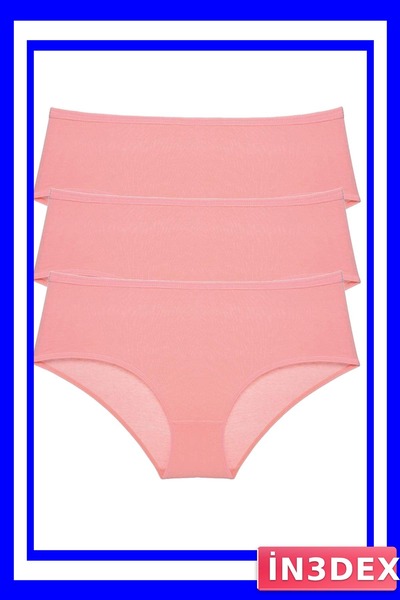 İN3DEX High Waist Bato Panties for Women 3 Pack