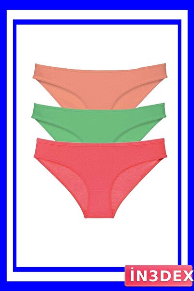 İN3DEX Lycra Women's Slip Panties Set of 3 Economic Series