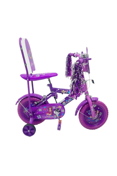 Leno دراجة بنات مقاس 14 بوصة - تصميم أنيق مع حماية لمسند الظهر