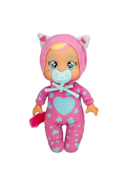 Cry Babies Ağlayan Yumuş Bebekler-Mor Tulumlu Millie