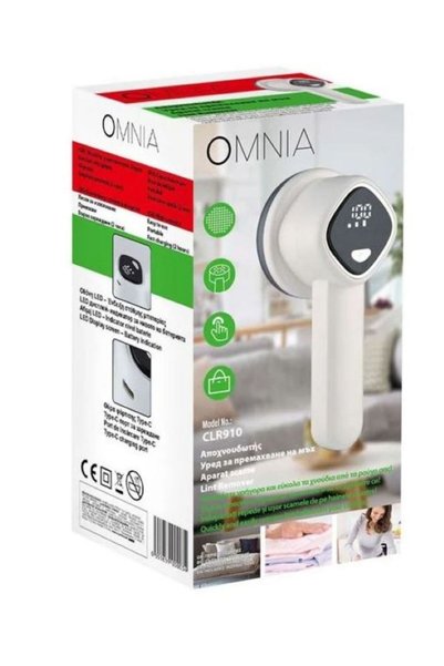 Omnia Aparat de Indepartat Scame cu Ecran Digital Reincarcabil, pentru haine și textile