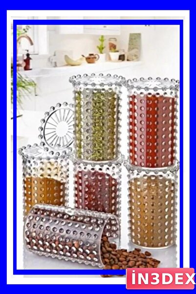 İN3DEX جرة زجاجية مزينة بالخرز