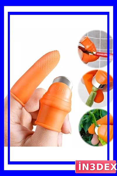 İN3DEX Silicone Kitchen Glove for Vegetable and Fruit Peeling and Cutting Pro...
