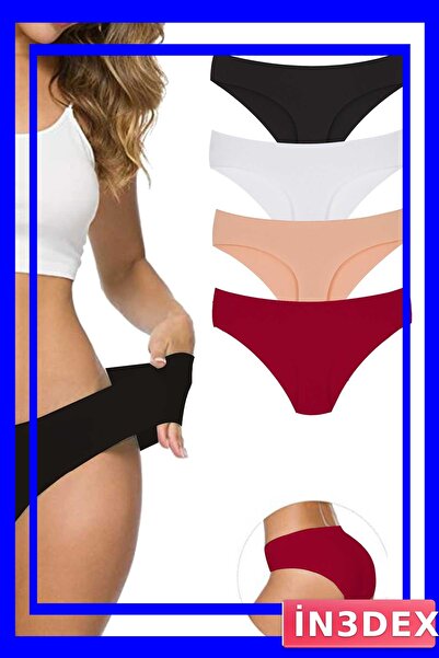 İN3DEX Seamless Stretch Panties 4-Pack Laser Cut