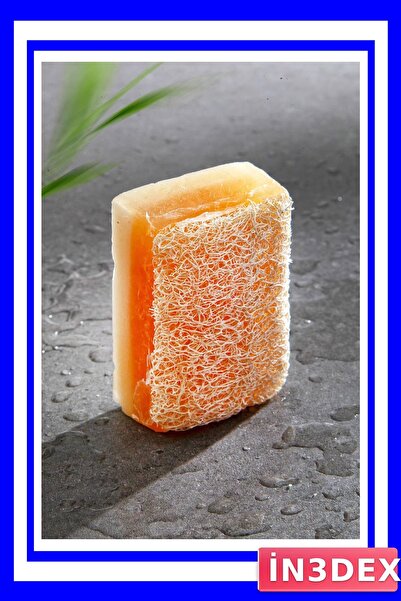 İN3DEX صابون طبيعي من ألياف اليقطين يحتوي على حليب الحمار