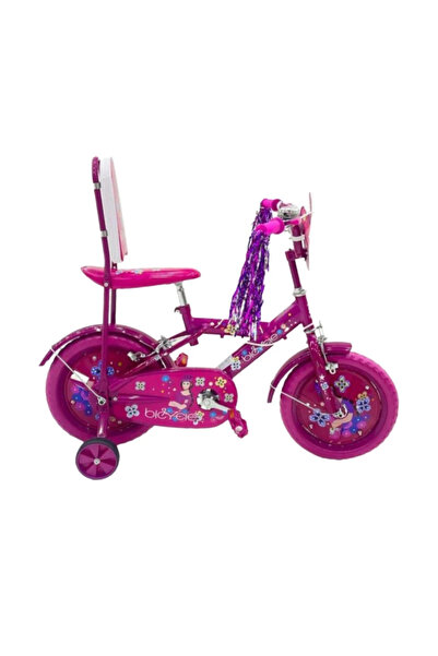 Leno دراجة بنات مقاس 12 بوصة - تصميم أنيق مع حماية لمسند الظهر