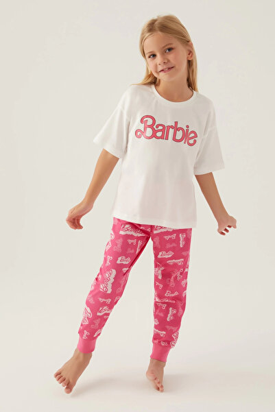 Beruflic Barbie L1704-G Girl's Short Sleeve Pajama Set