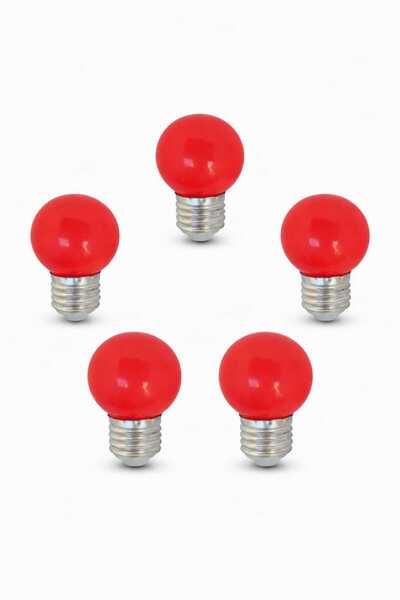 Bafra Kırmızı LED Gece Lambası | Loş Ambiyans Işığı | Komodin & Dekoratif Kul...