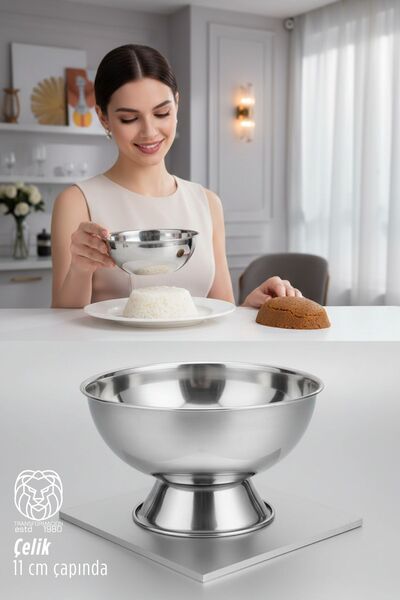 Transformacion Lukas Steel Profesyonel Pilav ve Helva Kalıbı Paslanmaz Çelik ...