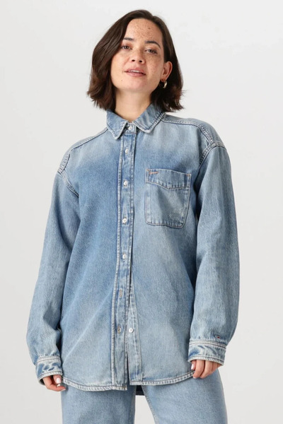 Tommy Hilfiger RELAXED FIT OVERSHIRT Kadın Gömlek