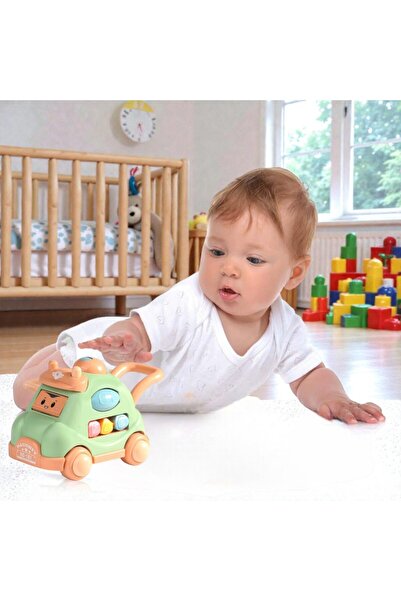 OEM Masinuta educativa pentru copii mici cu fete expresive, lumini si sunete ...