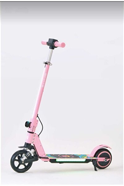 SIMATE Elektrikli Çocuk Scooter 130W-3 Kademe Hız-Ayarlanabilir Gidon-Uzun Me...