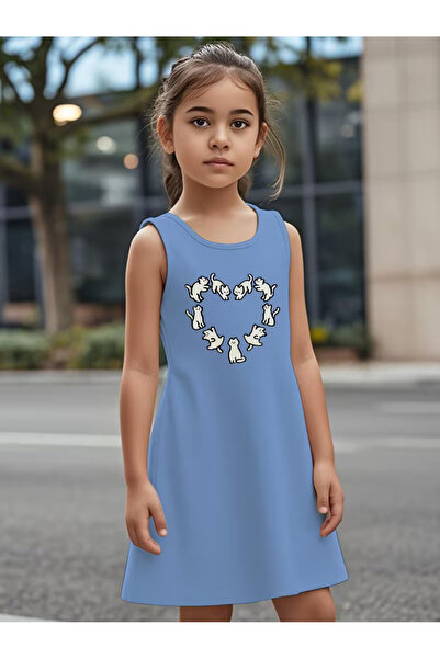 Cevval Момичешка рокля с принт