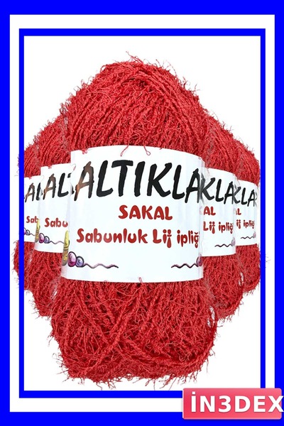 İN3DEX Set of 5 Beard Soap Dispenser Washcloth Threads