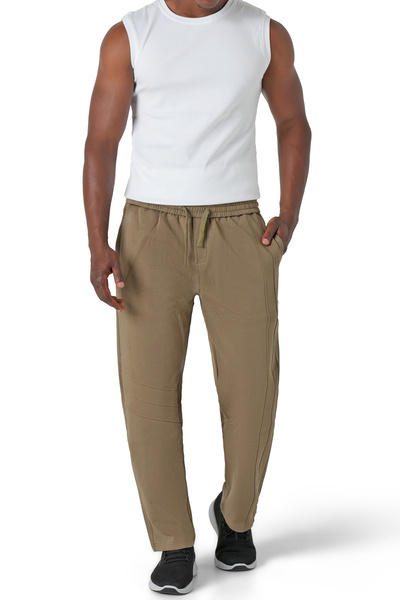 hendam Comfortable men's trousers with an elastic waistband