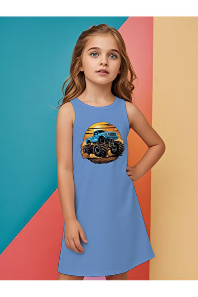 Cevval Момичешка рокля с принт