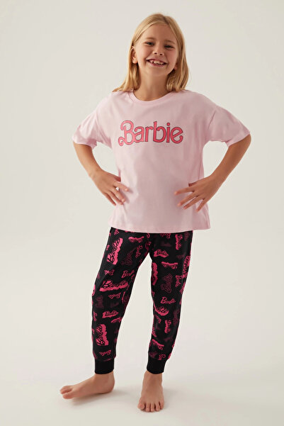 Beruflic Barbie L1704-G Girl's Short Sleeve Pajama Set