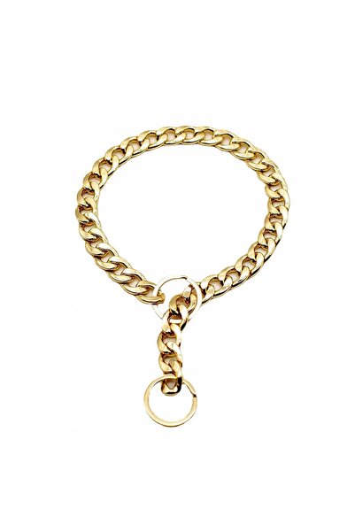 Other Gold-plated metal dog collar, size XL