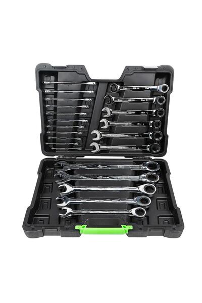 JBM Set Of 22 Combination Wrenches With Ratchet