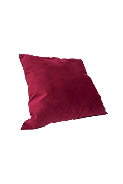 Casasro Perna Decorativa, Catifea Lux, Visiniu, 45x45 cm
