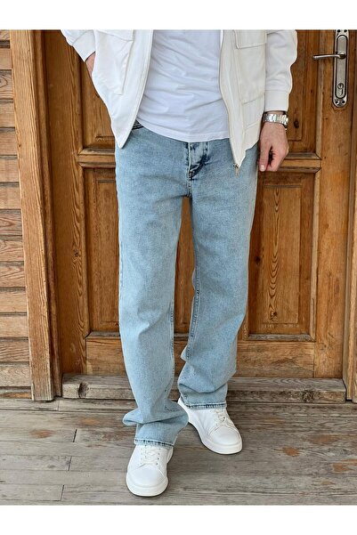ElitWear Erkek Baggy Rahat Kalıp Kemerli Likralı Pantolon MBG