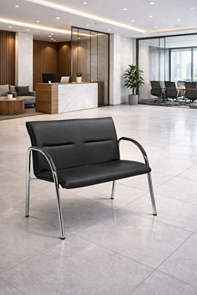 Relaxx İkili ofis Lobi Bekleme Sandalyesi/Koltuğu