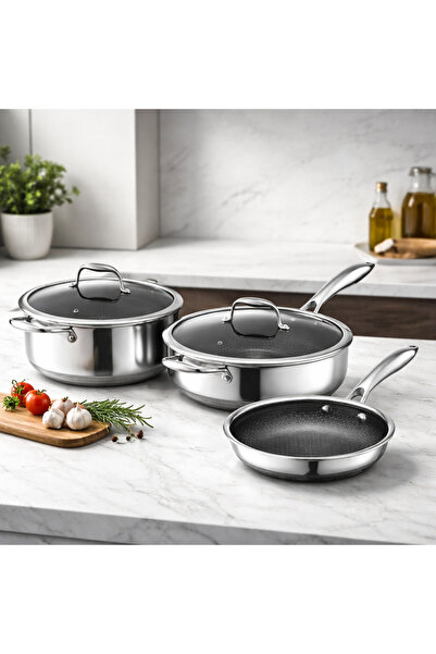 Nutricook Eterna Tri-Ply Hybrid 5-Piece Ultimate Starter Set