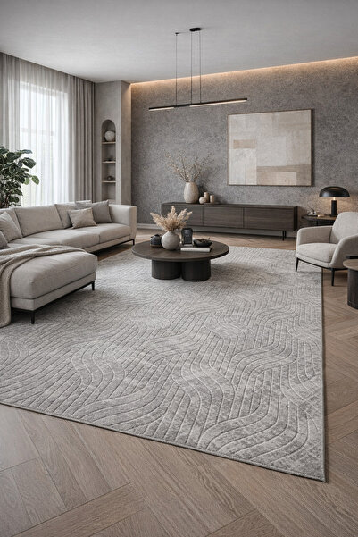 Prestij Home TEKSTİL Kaymaz Taban Modern Elegance Jel Taban Salon Koridor Mut...