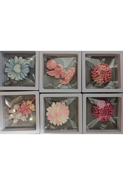 OEM Martisoare parfumate si coloarte din ceara de soia, set de 10