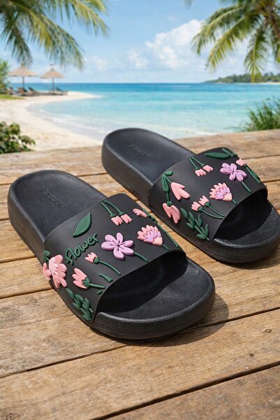 Moda Frato FLOWER Papuci de damă cu talpă anti-alunecare, pentru plajă, mare,...