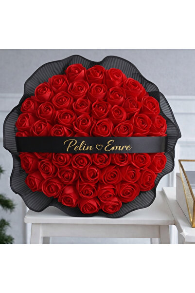 lafazan İsimli Isteme Çiçeği Kurdelesi Gelin Çiçeği Nişan Söz Hediyelik ÇİÇEK...