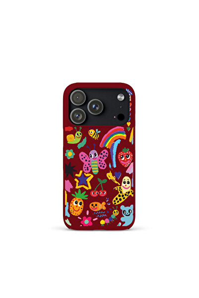 KaffCase حافظة هاتف آيفون 17 برو ماكس من السيليكون الفاخر ذات الطابع اللطيف