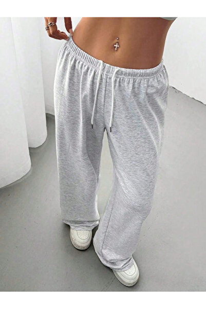 darkopia Unisex Unprinted Basic Baggy Cut Wide Leg Sweatpants