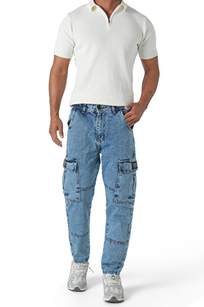 hendam Men's Casual Cargo Jeans