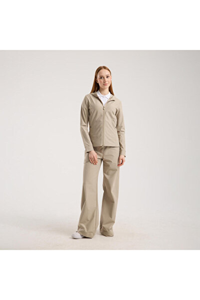 SAVE THE DUCK Kadın Wide Leg Pantolon Bej - Ilma
