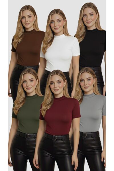 bykombincim Ženska bluza od VISKOZNE tkanine, kratkih rukava, polu-ribarska, ...