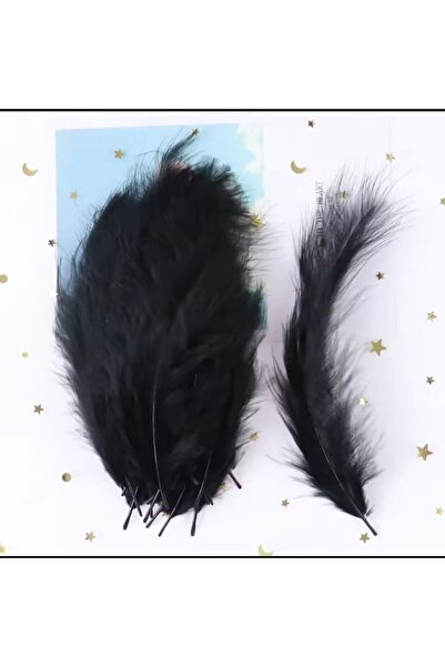 Fiyonks Atölye Kuş Tüyü, 10'lu Paket Kuş Tüy, Yapay Kuş Tüy, Süsleme Tüy