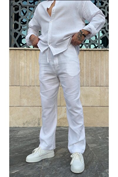 PEERLESS STORE Muslin Fabric Baggy Pants