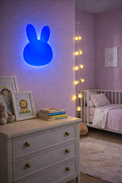 Sun Aplik Sconce Rabbit Head Led Wall Lamp 26X17X5