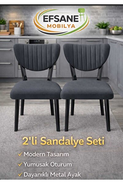 Efsane i.E.G ELMA SANDALYE 2 ADET MUTFAK YEMEK ODASI SALON BALKON BAHÇE OTEL ...