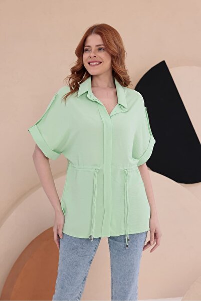 bb butik basic Bat Epaulettes Spz Model Shirt Hkn34