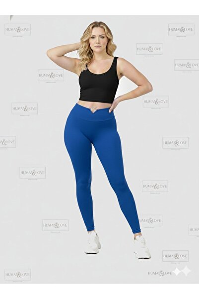 HUMAN LOVE Heart-Detail Leggings and Strappy Crop Top