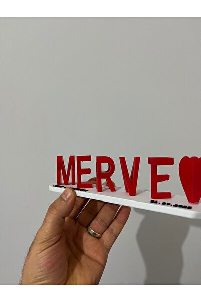 Kal Studio Kişiye Özel Çift Taraflı İsimlik-Sevgiliye Arkadaşa Hediye