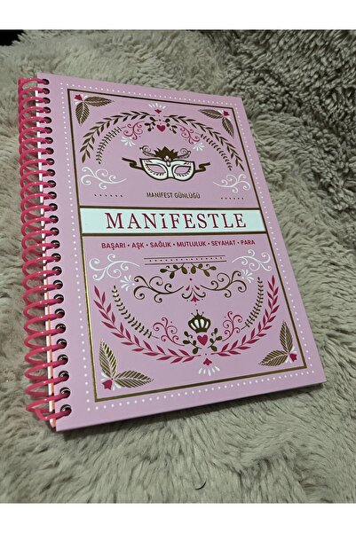Ramilabutik Motivational Notebook, Manifest Notebook, Agenda with Stickers