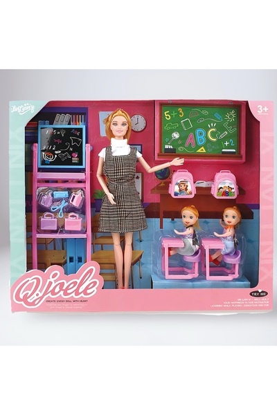 Universul Jucăriilor "Teacher and Students" Doll Set – Fully Equipped Classro...