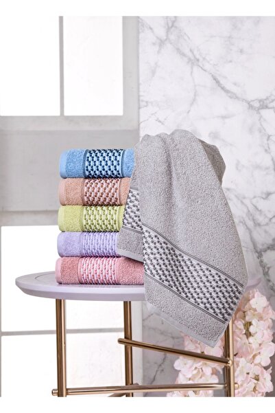 Fiesta С мотив на папийонка, 100% памук, луксозна жакардова петелка, 50x90 cm...