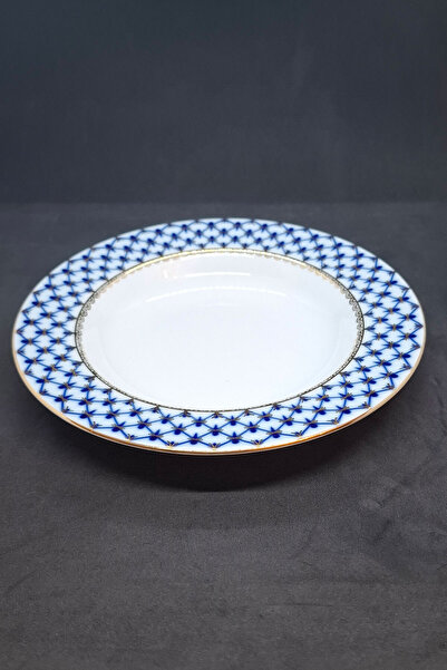 Imperial Porcelain Zero Product New Imported Cobalt Blue Net Patterned Single...