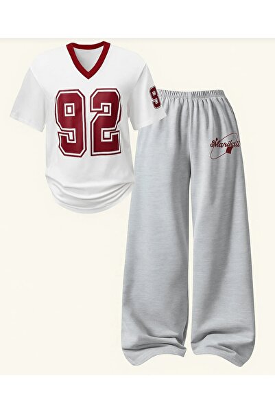 Kids 92 baskılı %100 çocuk baskılı Spor alt- üst takım