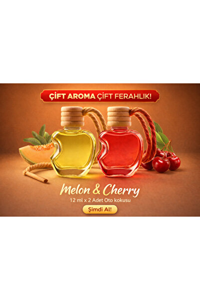 YARENİQUE En çok tutulan Kavun ve kiraz oto kokusu 12ml